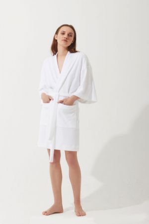 ROBE KNITTED  PERFECT WHITE