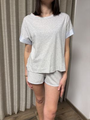 KORTE PYJAMA  3539 GRIS CHINE