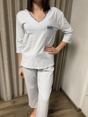 LANGE PYJAMA 0519 CIEL