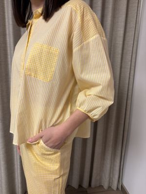 PYJAMA 0229 JAUNE/BLAN