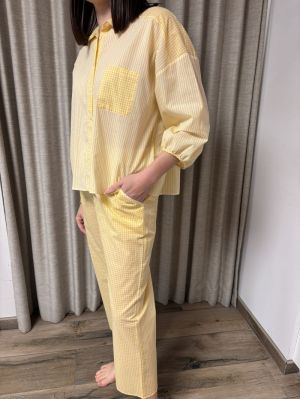 PYJAMA 0229 JAUNE/BLAN