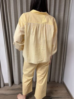 PYJAMA 0229 JAUNE/BLAN