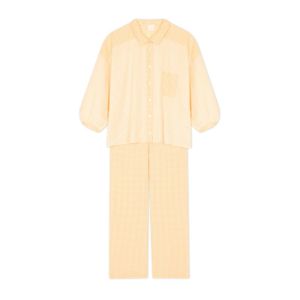 PYJAMA 0229 JAUNE/BLAN