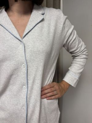 DOORKNOOP PYJAMA 0123 GRIS CHINE