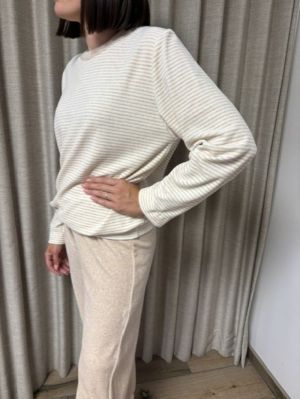 PYJAMA LANGE MOUWEN 2313 BEIGE CHIN
