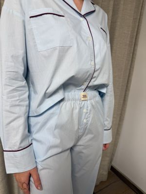 PYJAMA LANG 803 LICHTBLAUW