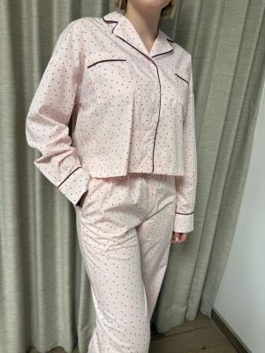 PYJAMA LANG 968 ROZE BOLLET