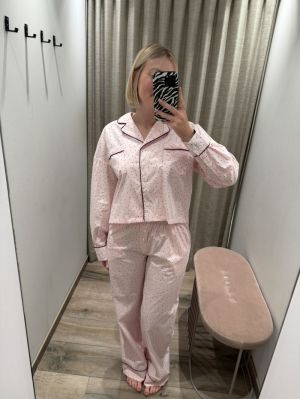 PYJAMA LANG 968 ROZE BOLLET